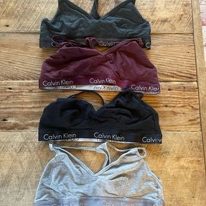 Calvin Klein racerback bras!
